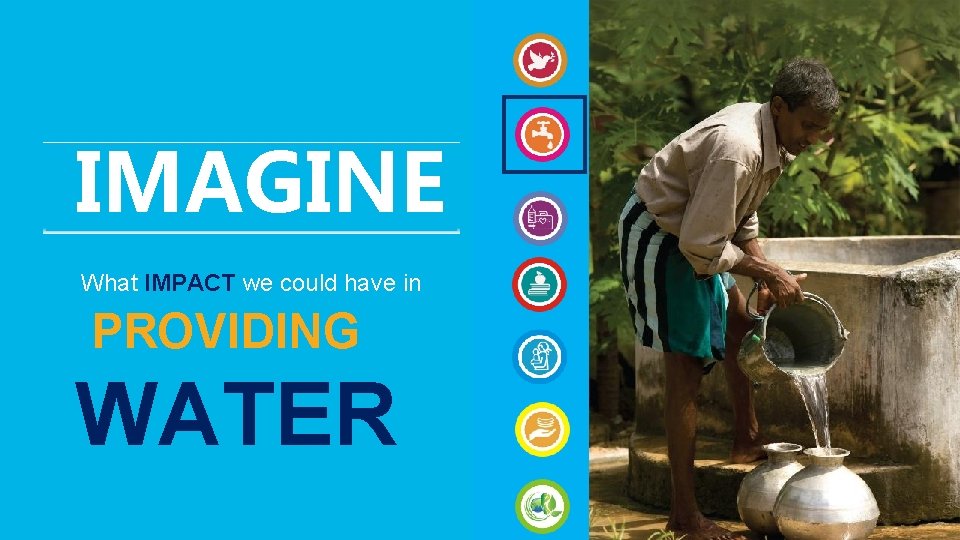 11 IMAGINE What IMPACT we could have in PROVIDING WATER 