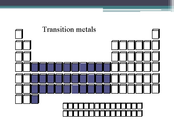Transition metals 