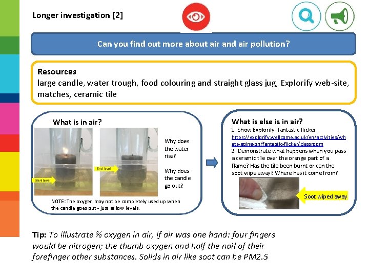 Longer investigation [2] Can you find out more about air and air pollution? Resources