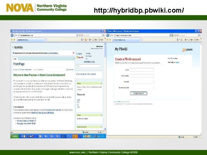 http: //hybridbp. pbwiki. com/ 