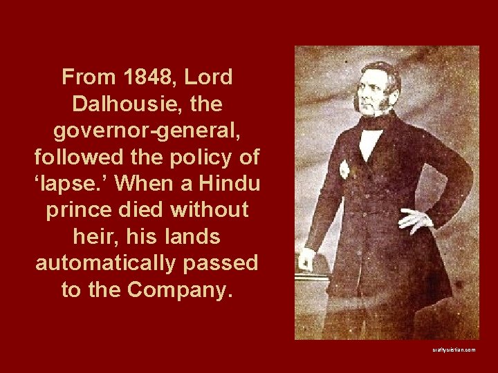 19 th century British dominance of India 1795