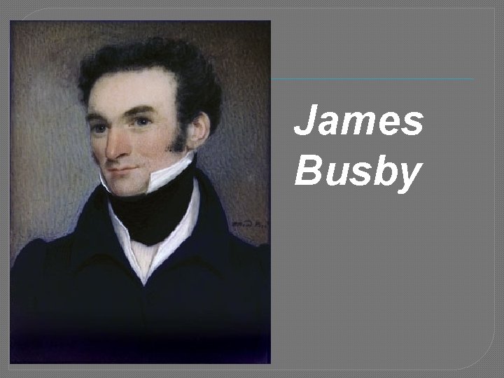 James Busby 