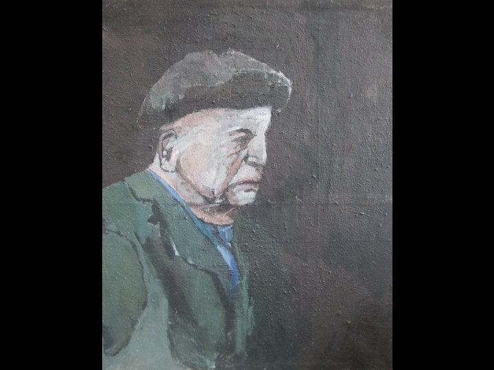 Mein Vater Öl auf Jute 2005 75 x 115 