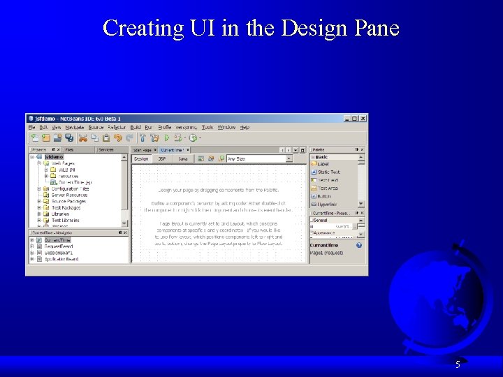 Creating UI in the Design Pane 5 