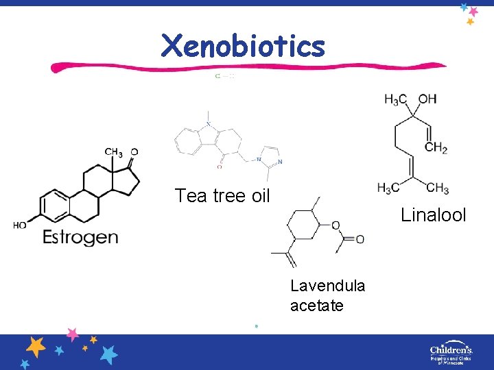 Xenobiotics Tea tree oil Linalool phthalates Lavendula acetate 