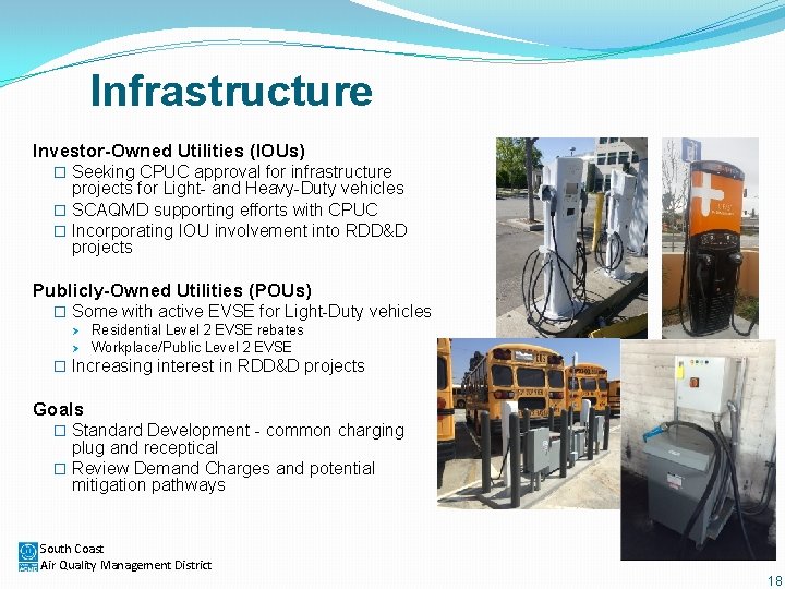 Infrastructure Investor-Owned Utilities (IOUs) � Seeking CPUC approval for infrastructure projects for Light- and