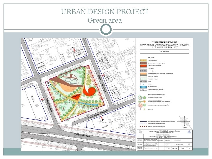 URBAN DESIGN PROJECT Green area 