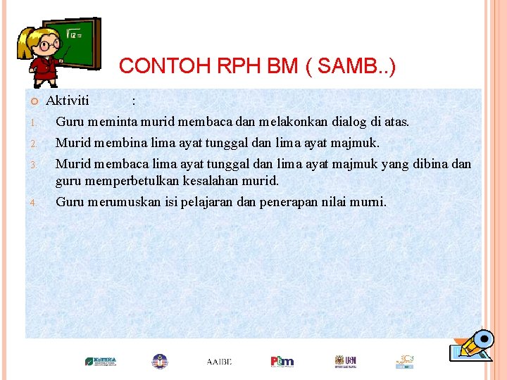 CONTOH RPH BM ( SAMB. . ) 1. 2. 3. 4. Aktiviti : Guru