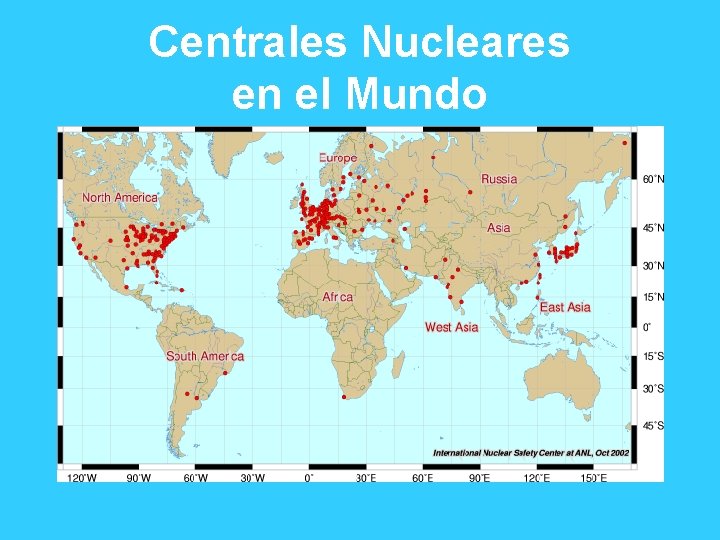 Centrales Nucleares en el Mundo 