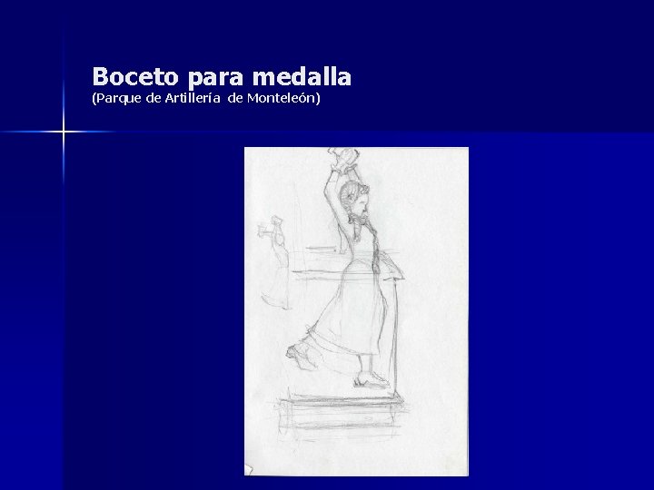 Boceto para medalla (Parque de Artillería de Monteleón) 