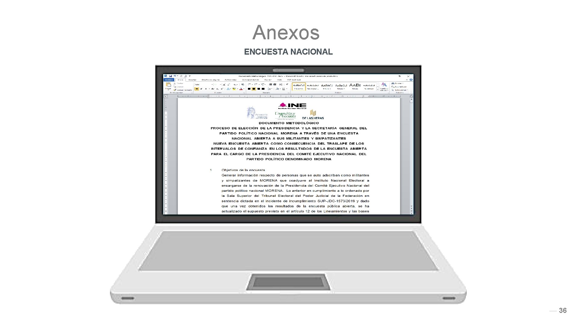 Anexos ENCUESTA NACIONAL 36 