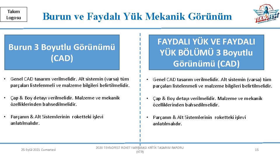 Herkese Açık | Public Takım Logosu Burun ve Faydalı Yük Mekanik Görünüm Burun 3