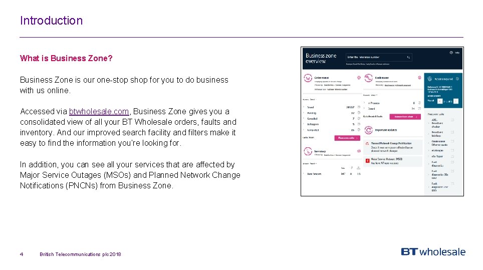 Introduction What is Business Zone? Business Zone is our one-stop shop for you to