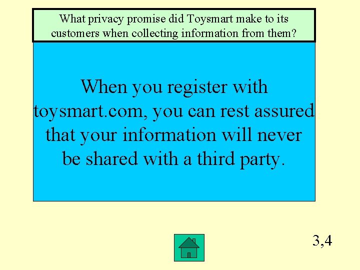 What privacy promise did Toysmart make to its customers when collecting information from them?