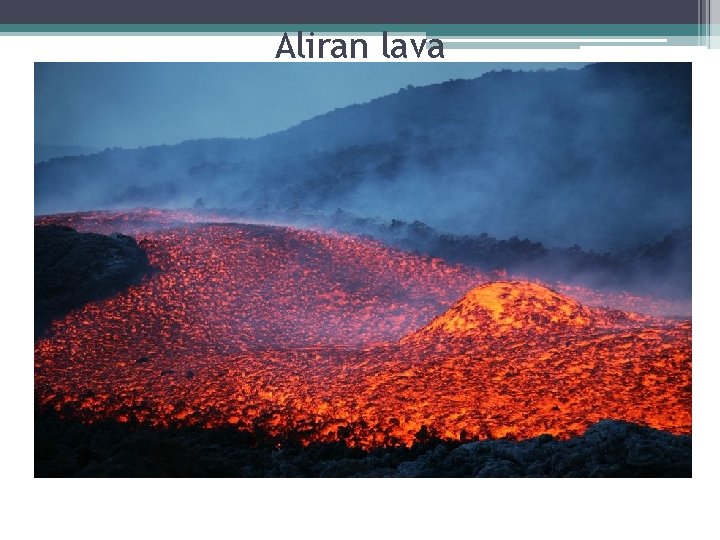 Aliran lava 