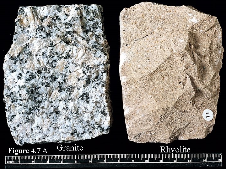 Figure 4. 7 A Granite Rhyolite 