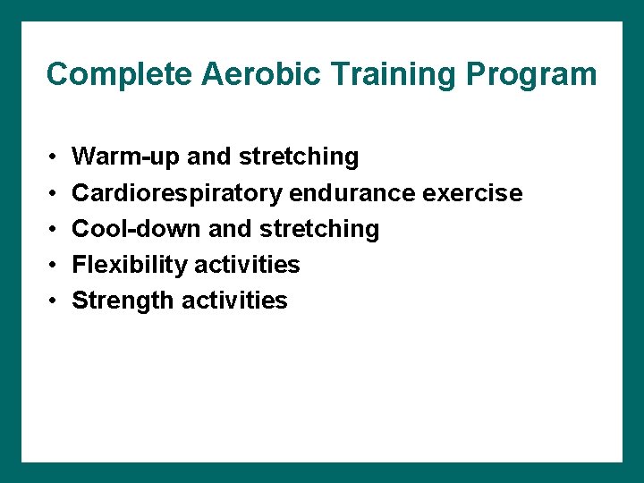 Cardiorespiratory Fitness Assessment What does anaerobic mean What