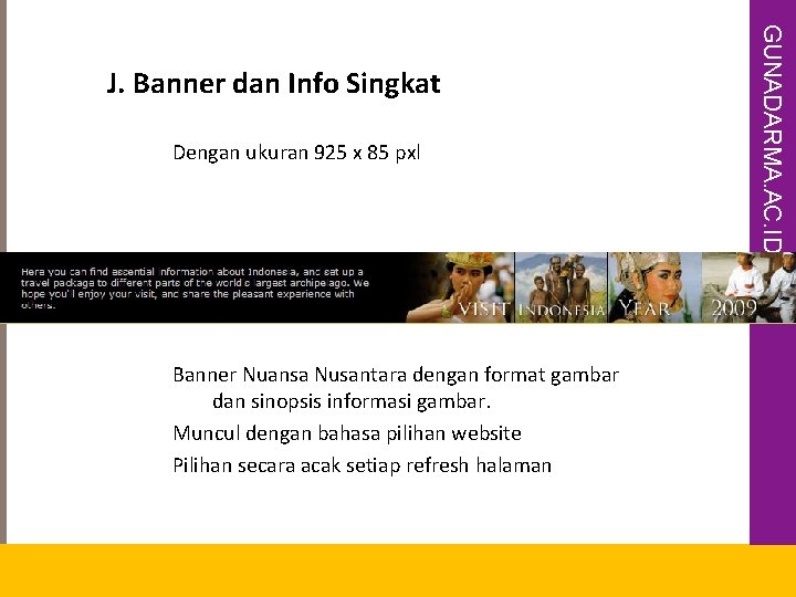 Dengan ukuran 925 x 85 pxl Banner Nuansa Nusantara dengan format gambar dan sinopsis