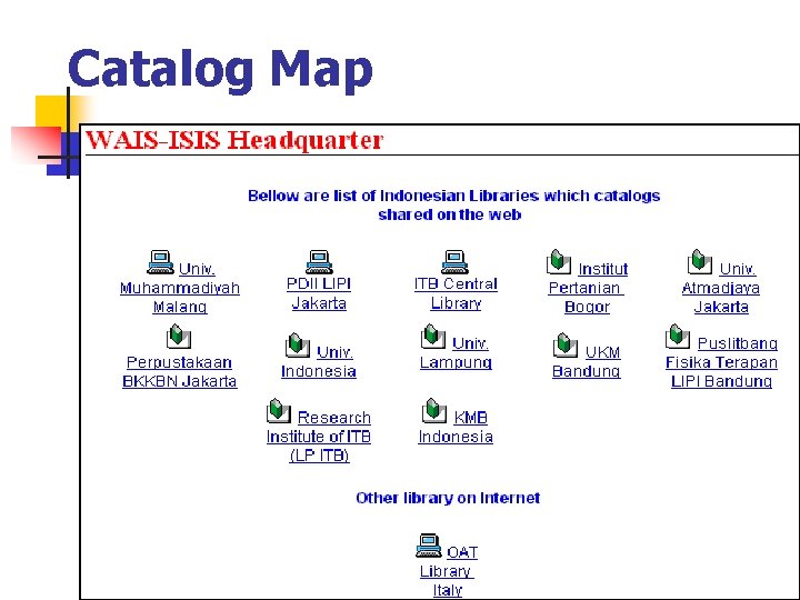 Catalog Map 