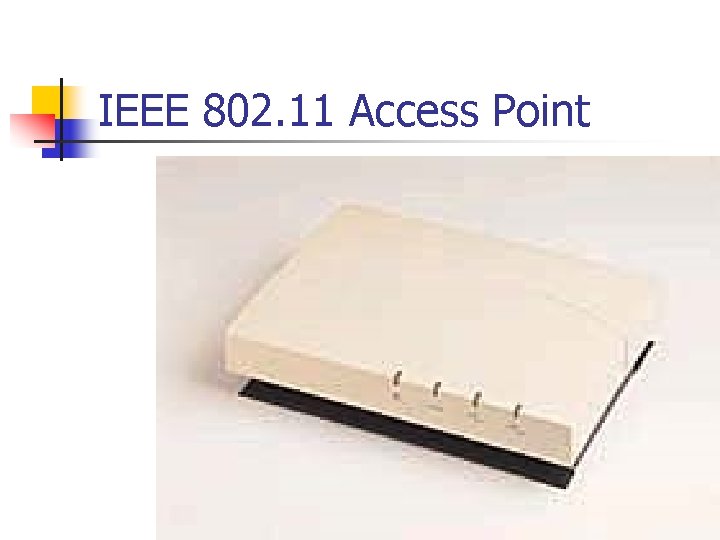 IEEE 802. 11 Access Point 