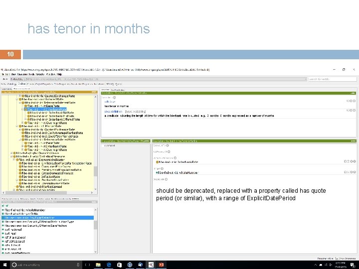 has tenor in months 10 should be deprecated, replaced with a property called has