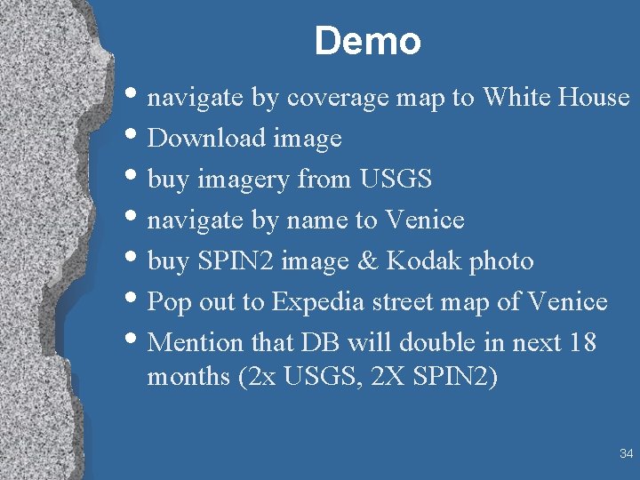 Demo • navigate by coverage map to White House • Download image • buy