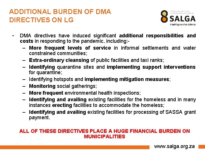 ADDITIONAL BURDEN OF DMA DIRECTIVES ON LG • DMA directives have induced significant additional