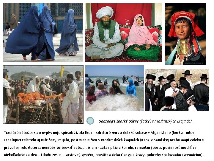 Spoznajte ženské odevy (šatky) v moslimských krajinách. Tradičné náboženstvo ovplyvňuje spôsob života ľudí –