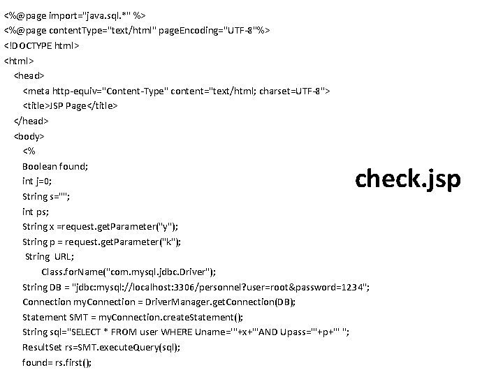 <%@page import="java. sql. *" %> <%@page content. Type="text/html" page. Encoding="UTF-8"%> <!DOCTYPE html> <head> <meta