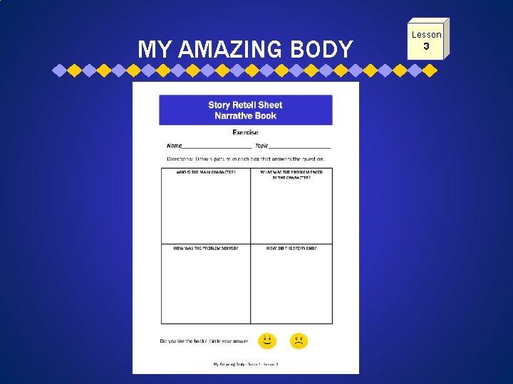 MY AMAZING BODY Lesson 3 