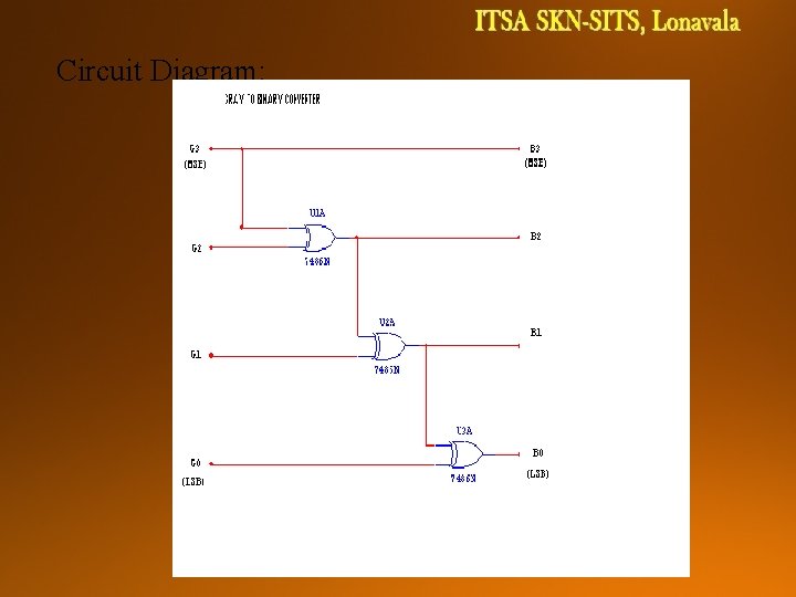 Circuit Diagram:  Circuit Diagram: