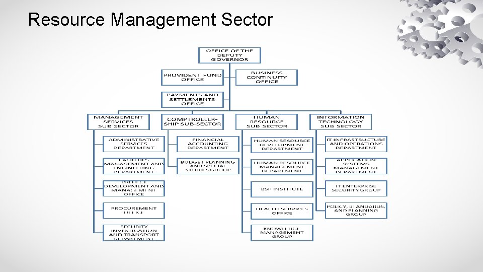 Resource Management Sector 