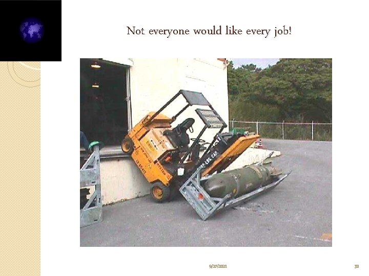 Not everyone would like every job! 9/27/2021 32 