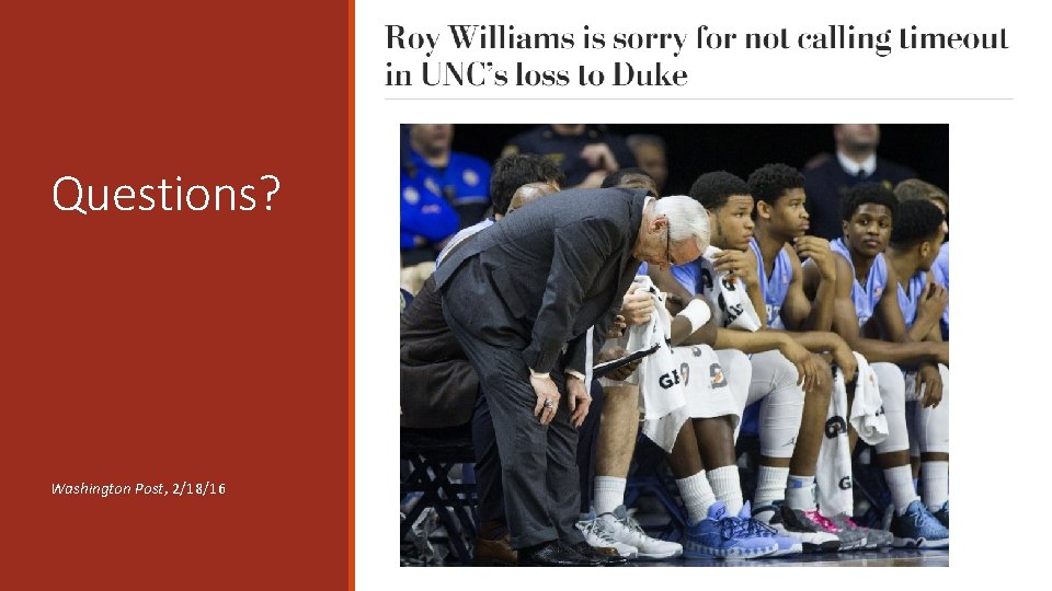 Questions? Washington Post, 2/18/16 
