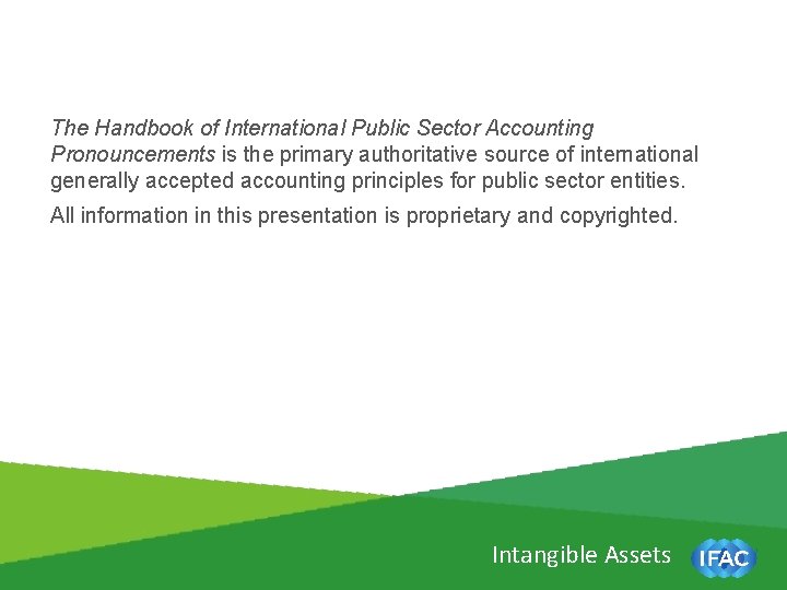 The Handbook of International Public Sector Accounting Pronouncements is the primary authoritative source of