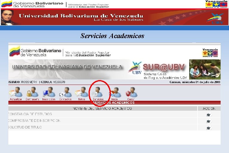 Servicios Academicos 