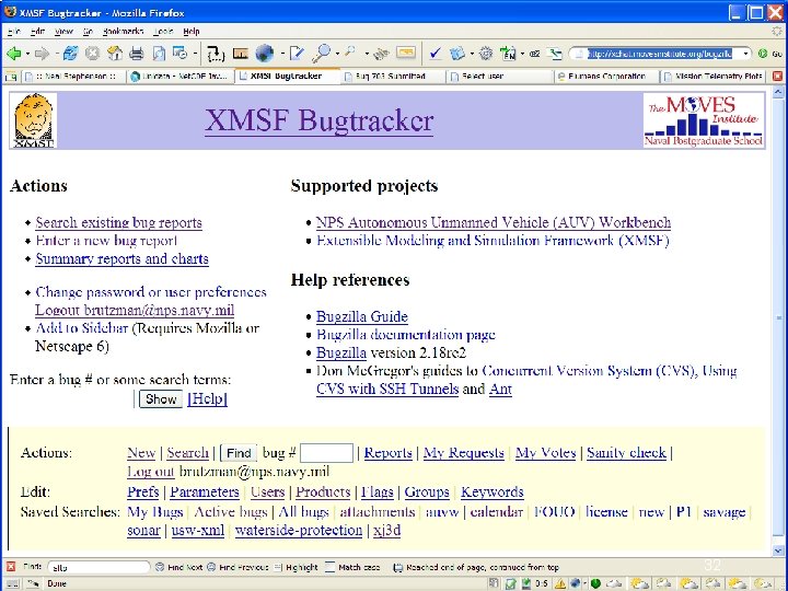 XMSF Bugtracker 32 