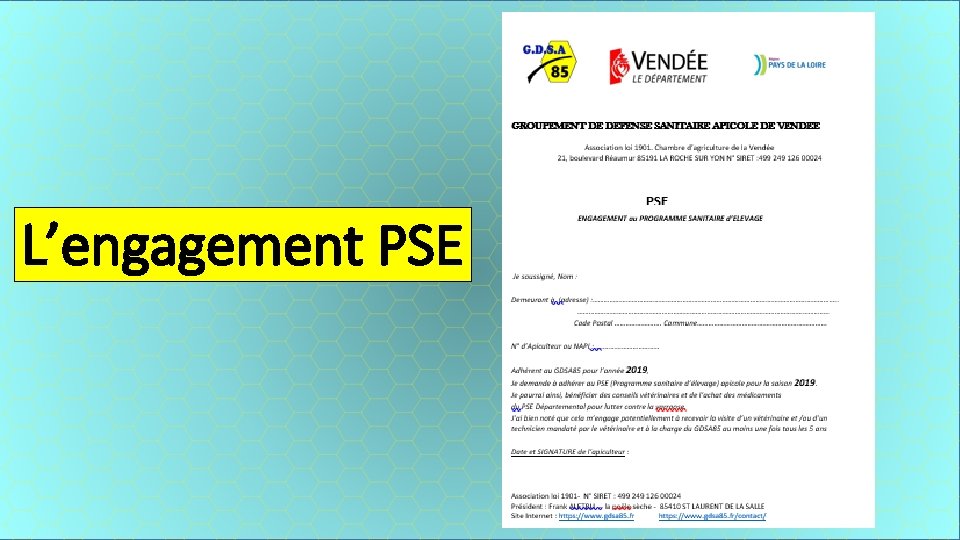 L’engagement PSE 