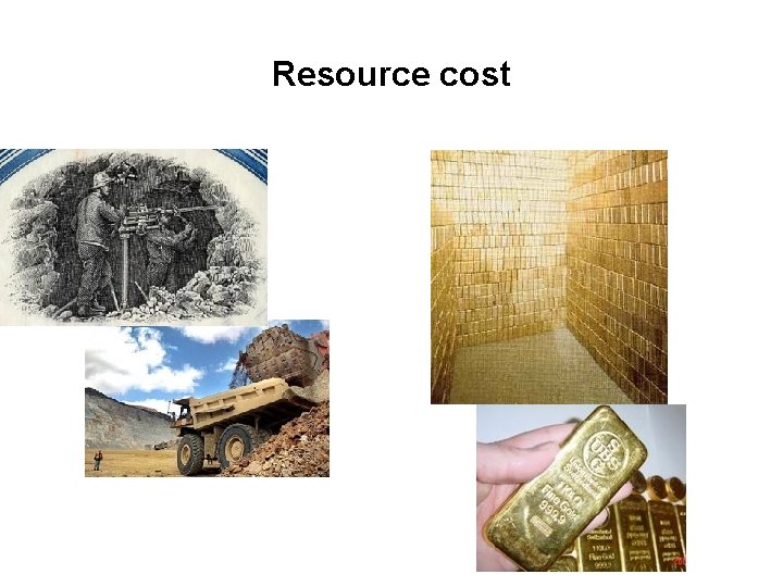 Resource cost 