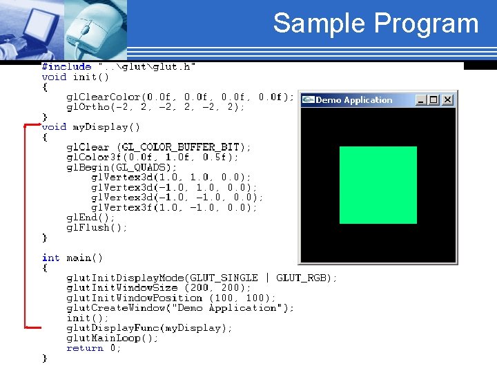 Sample Program 