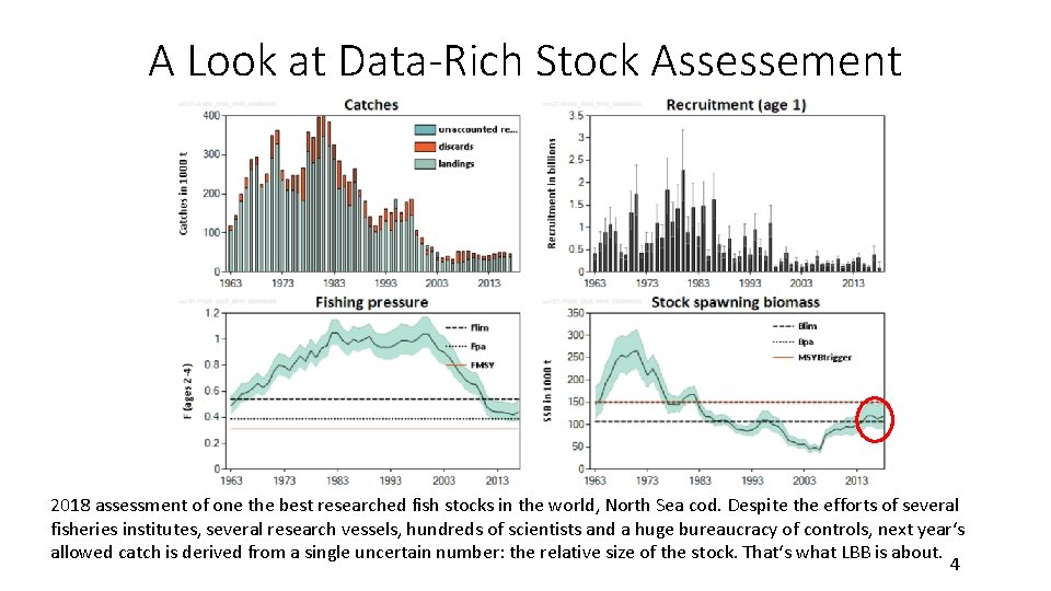 A Look at Data-Rich Stock Assessement 2018 assessment of one the best researched fish