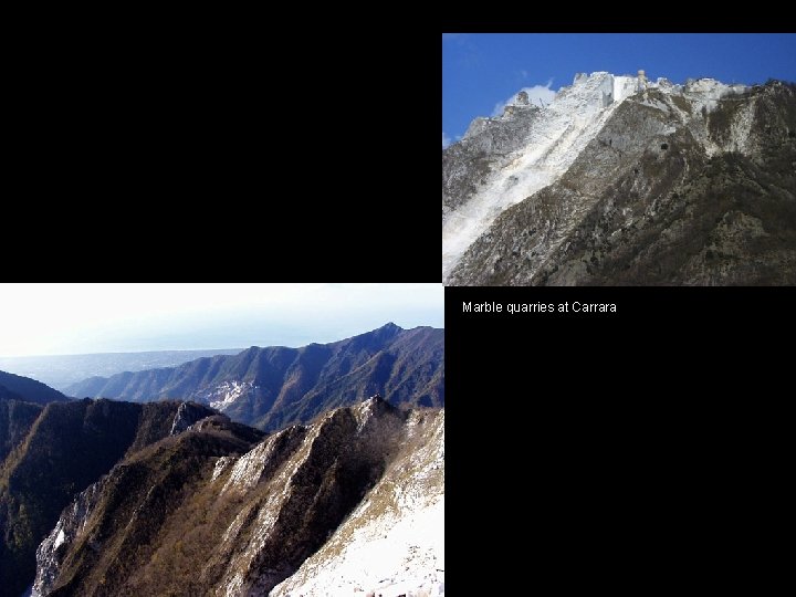 Marble quarries at Carrara 