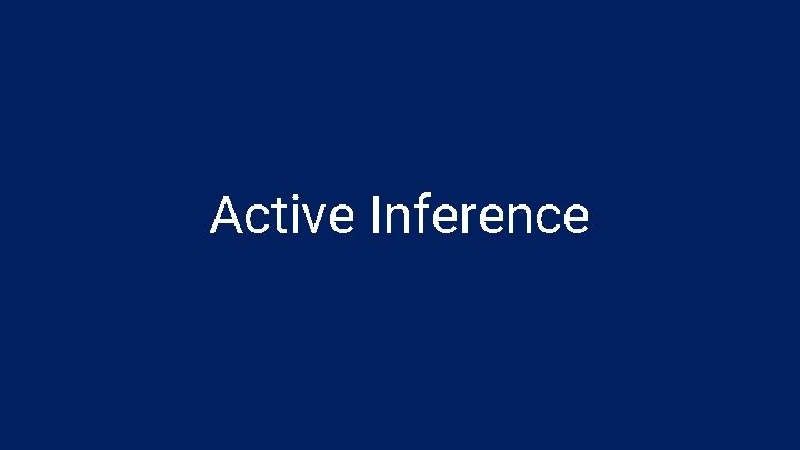 Active Inference 