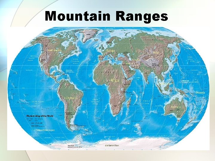 Mountain Ranges 