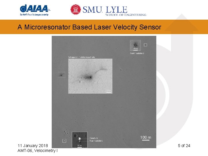 A Microresonator Based Laser Velocity Sensor 11 January 2018 AMT-06, Velocimetry I 5 of