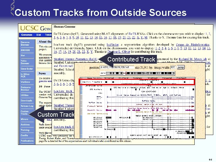 Custom Tracks from Outside Sources Contributed Track Custom Tracks Link 64 
