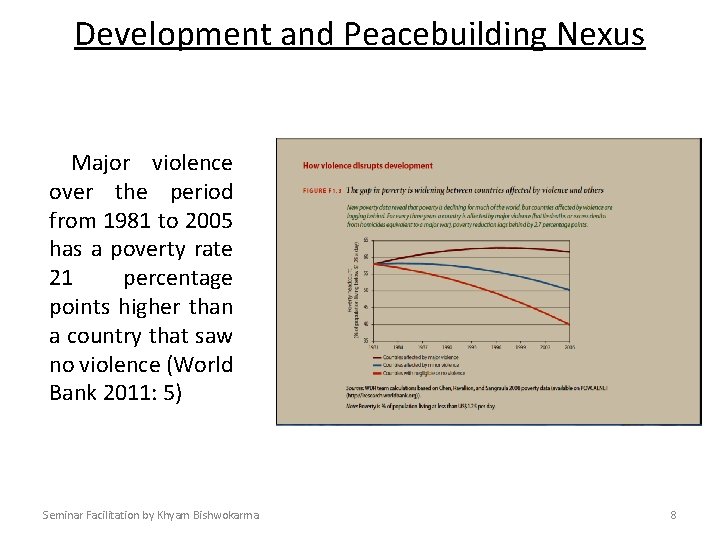 Development and Peacebuilding Nexus Major violence over the period from 1981 to 2005 has