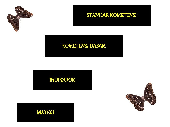 STANDAR KOMETENSI DASAR INDIKATOR MATERI 