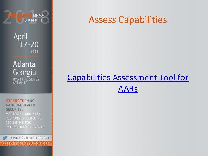 Assess Capabilities Assessment Tool for AARs 