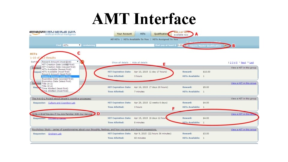 AMT Interface 